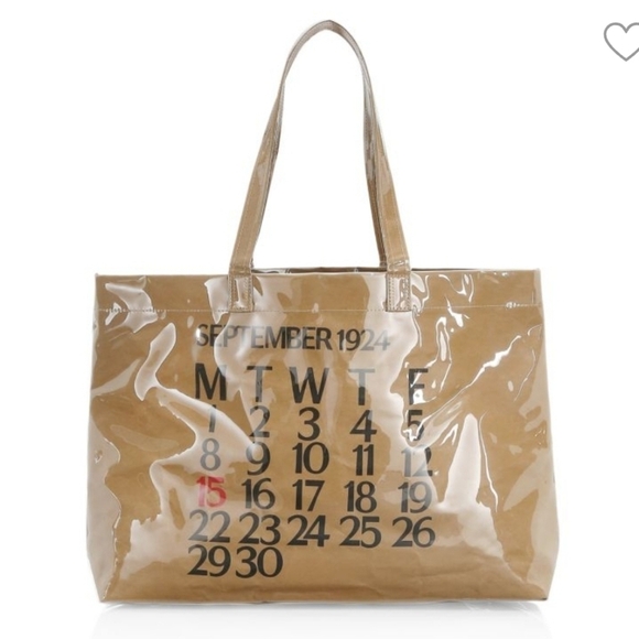 NWT Saks Fifth Avenue Calendar Shopper Tote - Picture 1 of 8